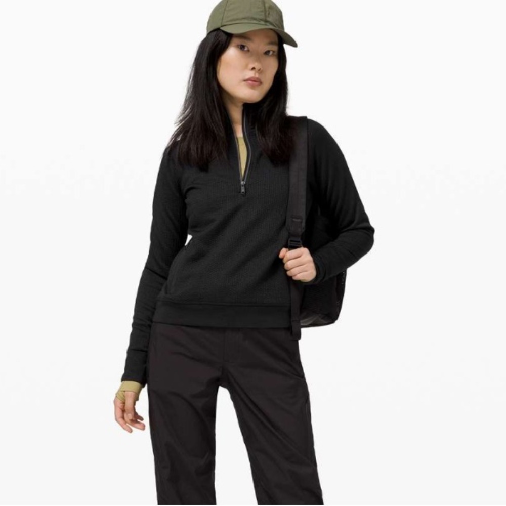 Lululemon Athleticablack Engineered Warmth Half Z… - image 2